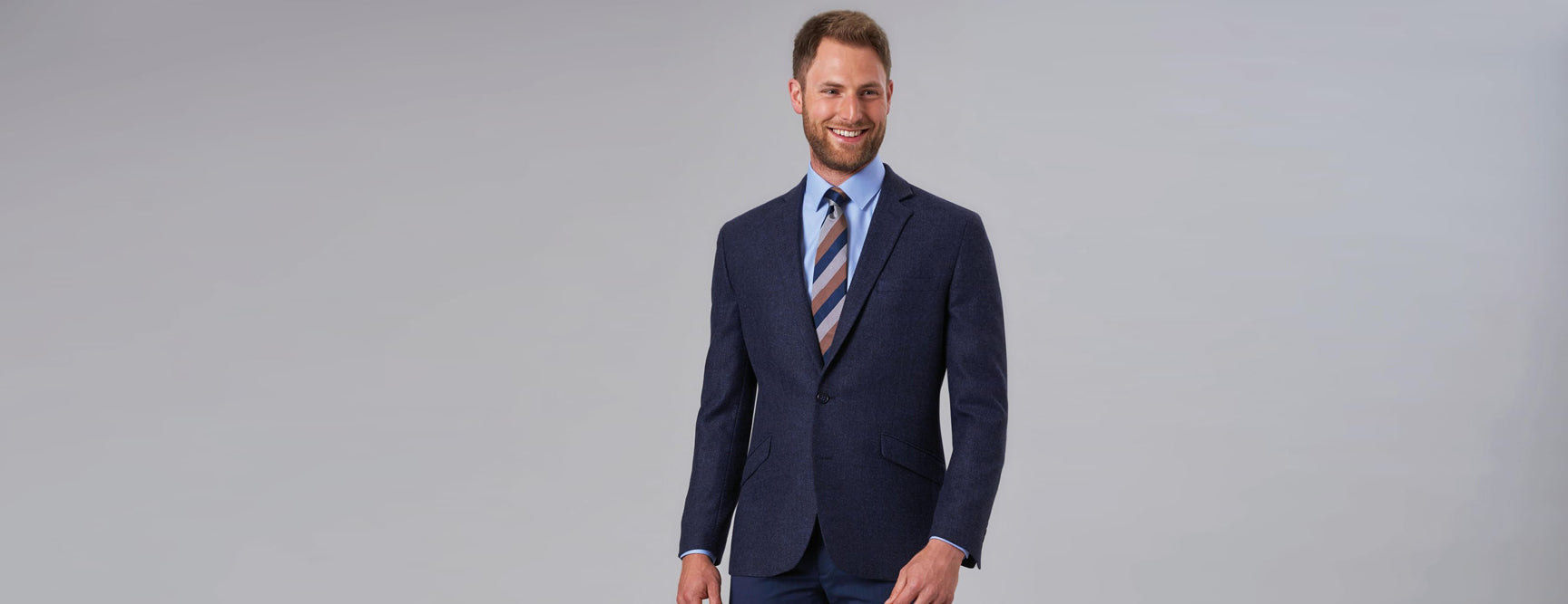 Quebec Slim Tweed Jakke (H) - TV3836