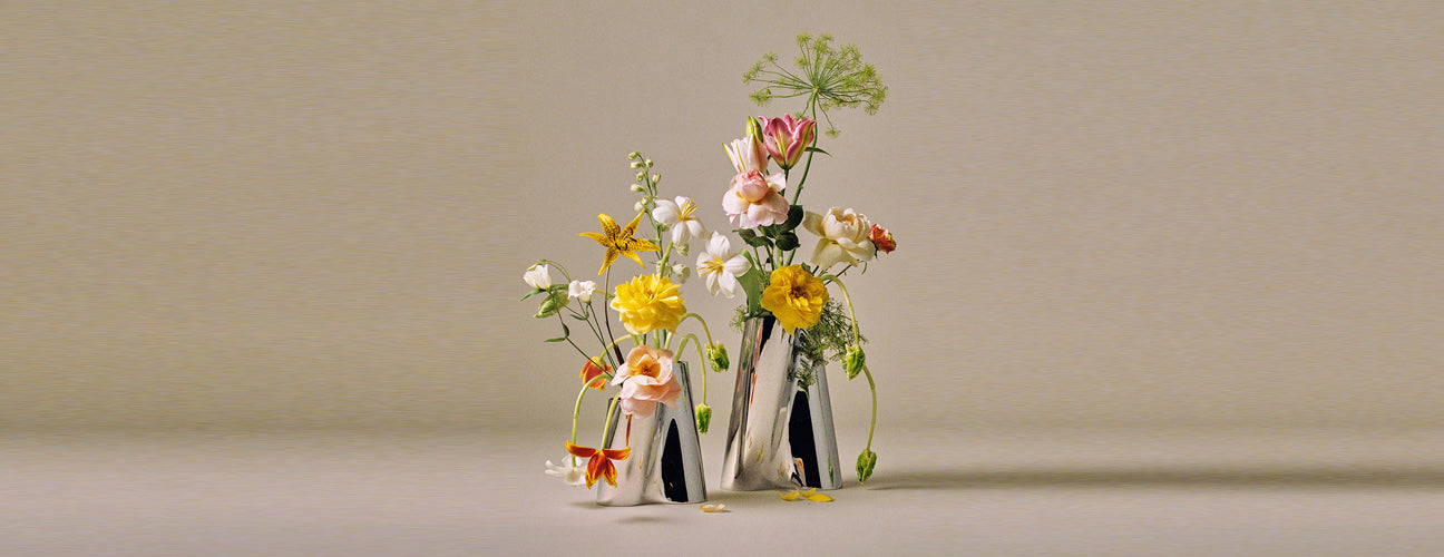Lituus Vase Medium Stål - FIGJ10020640