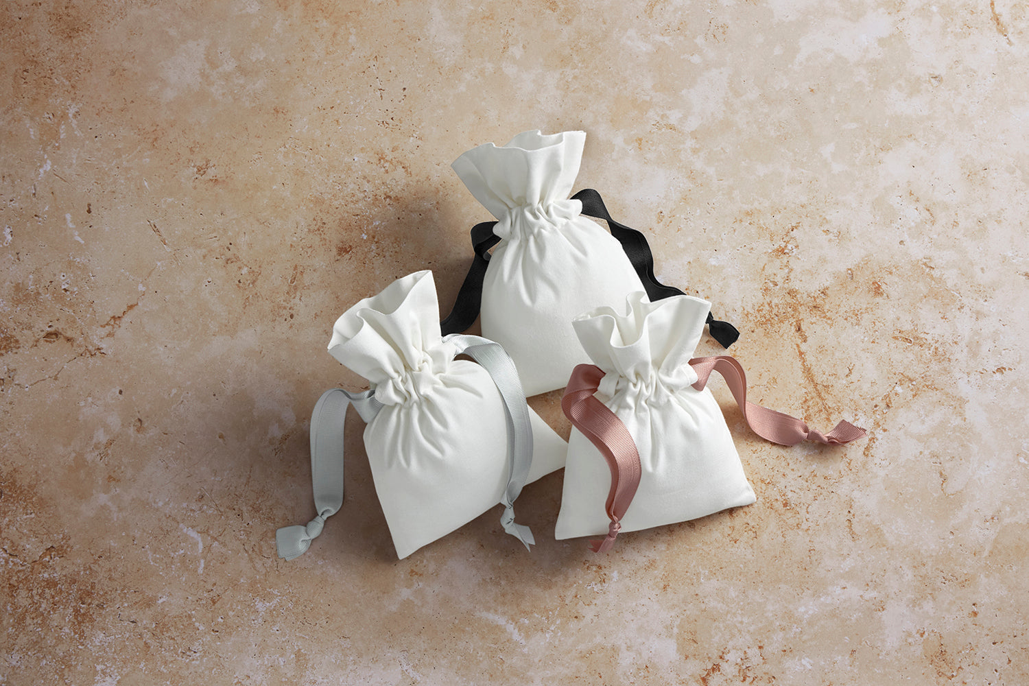 Cotton Gift Bag with Ribbon - BBW121