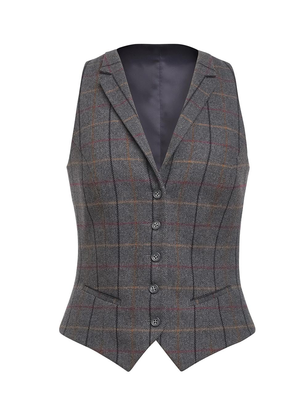 Greenville Tweed Vest (D) - TV2383