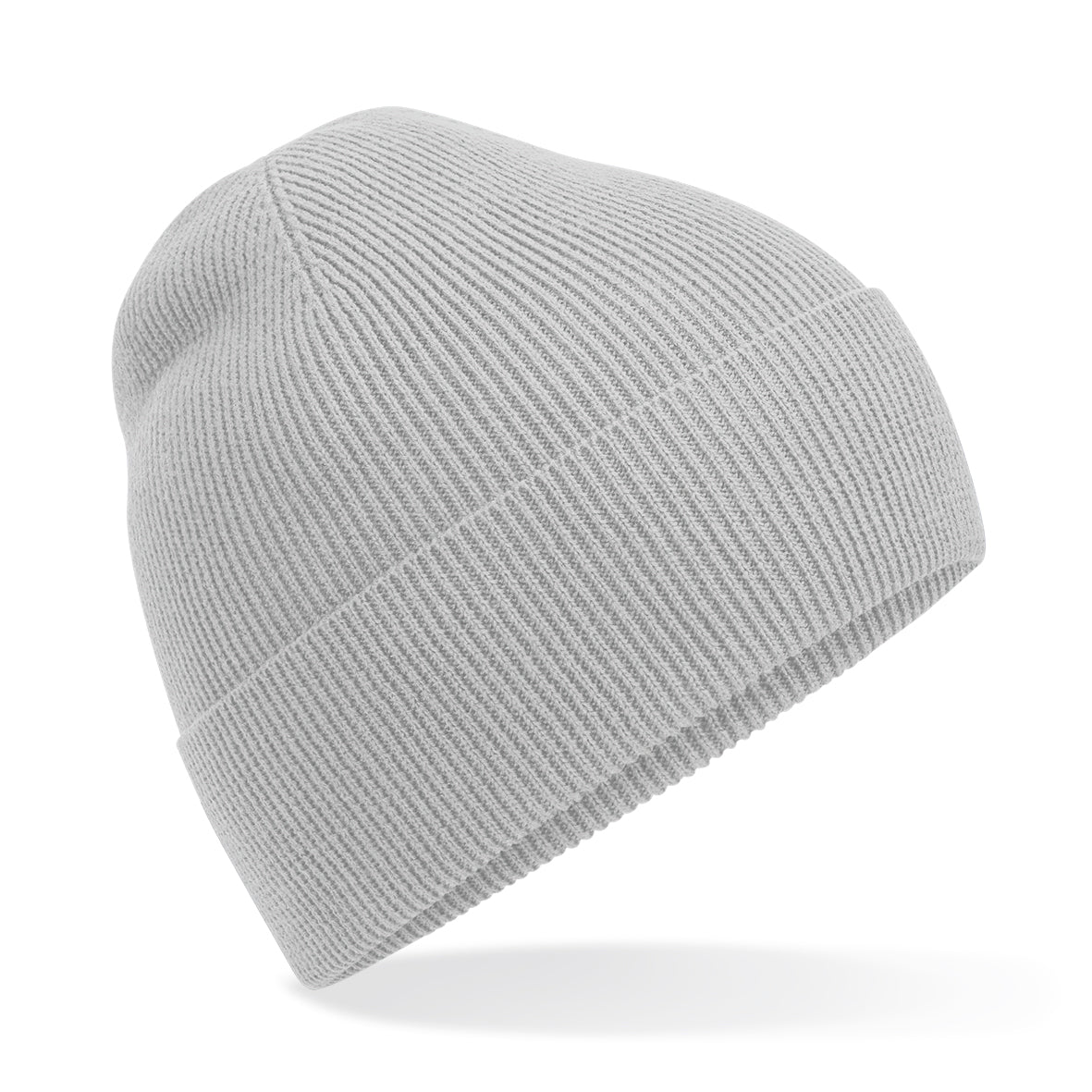 Organic cotton fine knit beanie