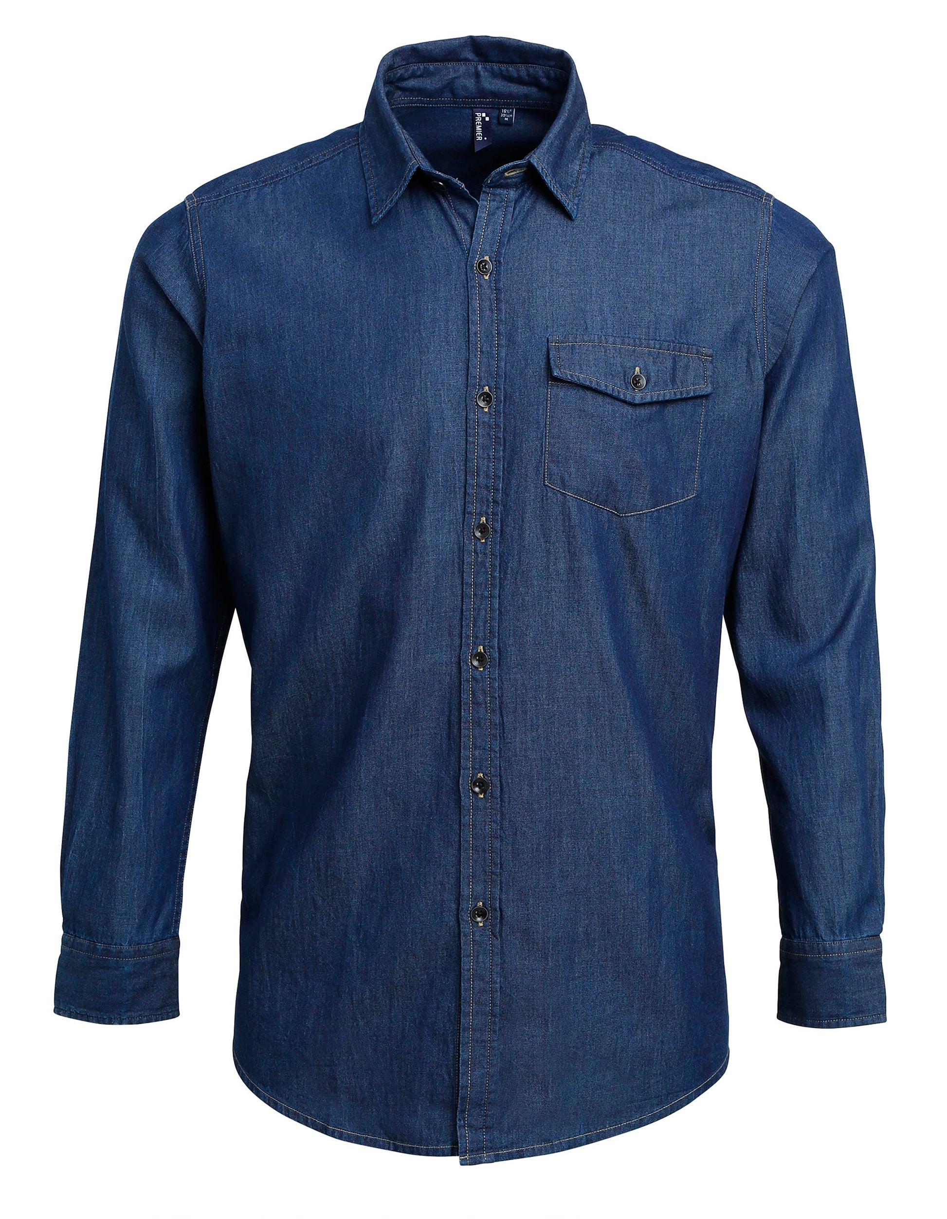 Men's Jeans Stitch Denim Shirt - P222