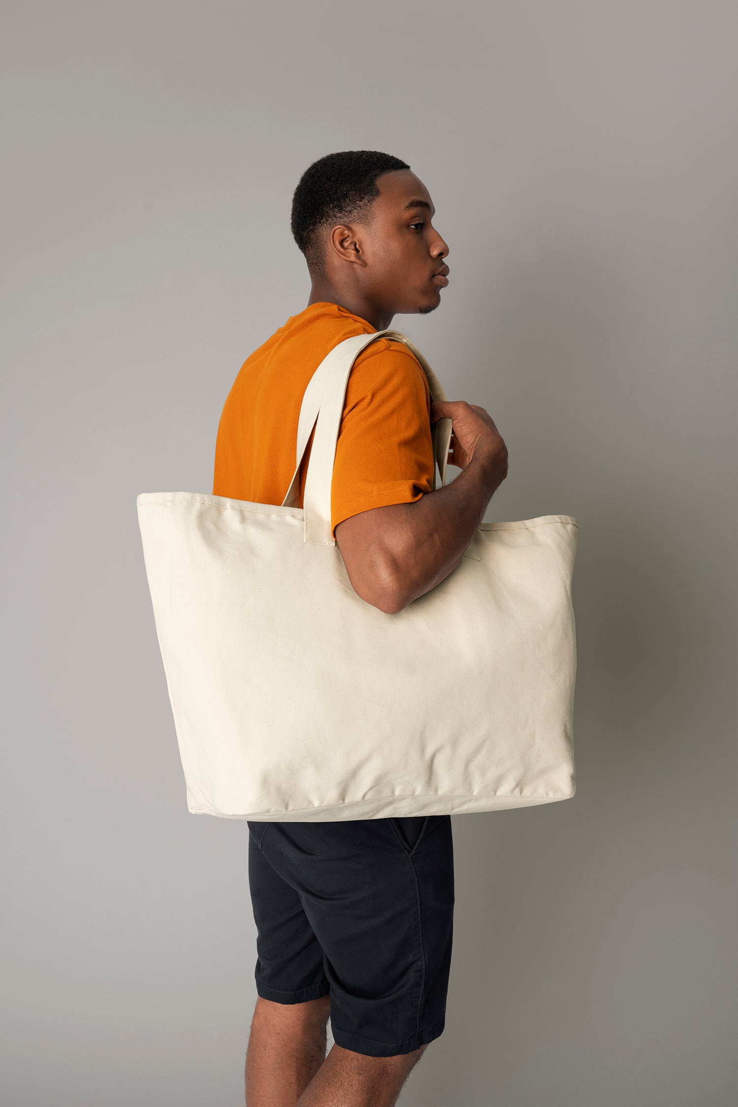 Oversized Heavy Duty Canvas Tote Bag - BBW606