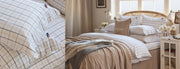 ICONS CHECKED COTTON POPLIN PILLOWCASE - LX1000046