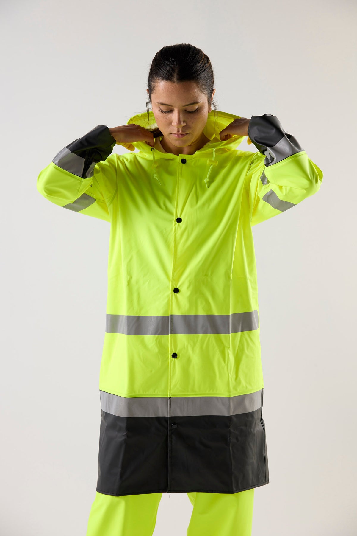 181 Rain Coat Hi-Vis