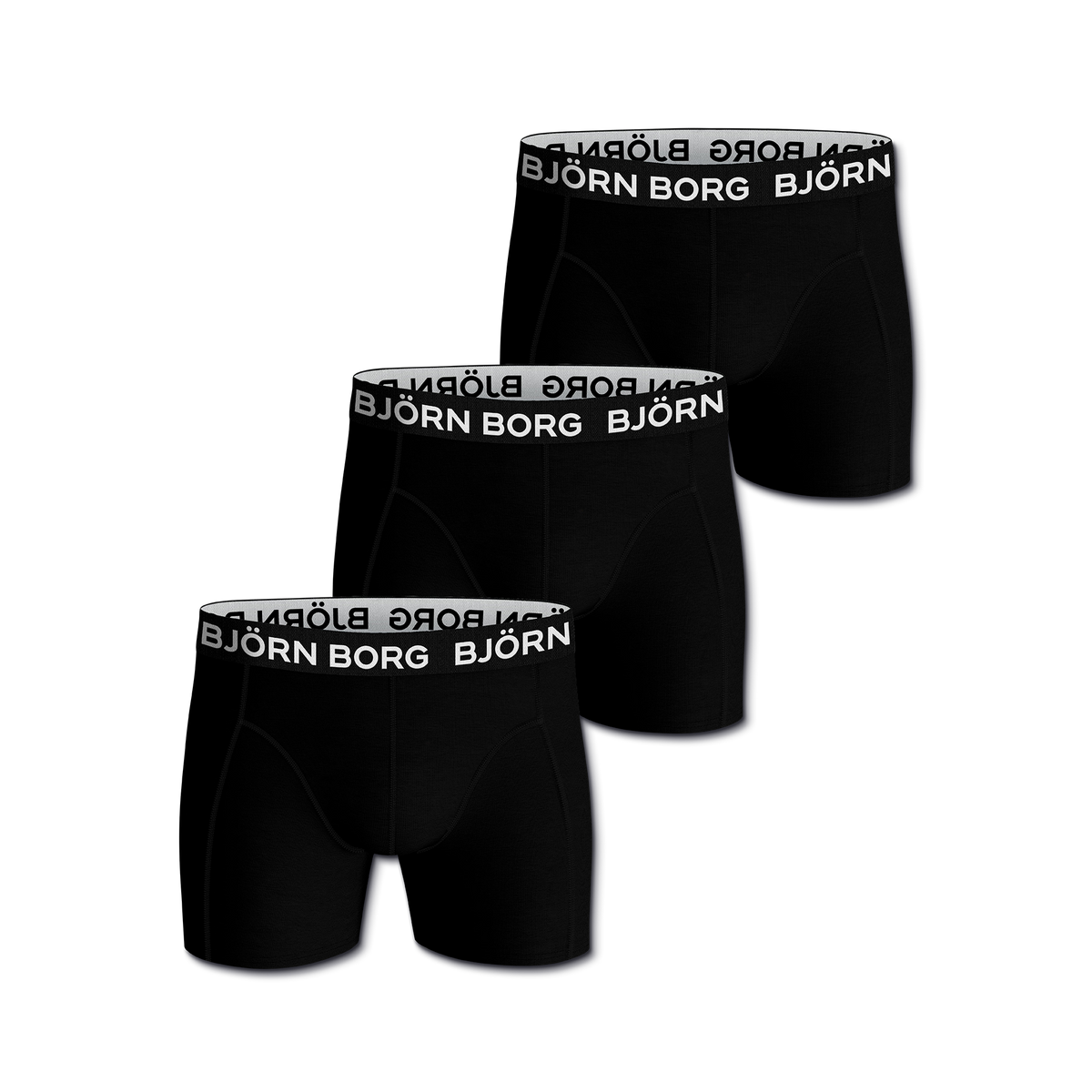 Boxer Solid 3-p Underwear