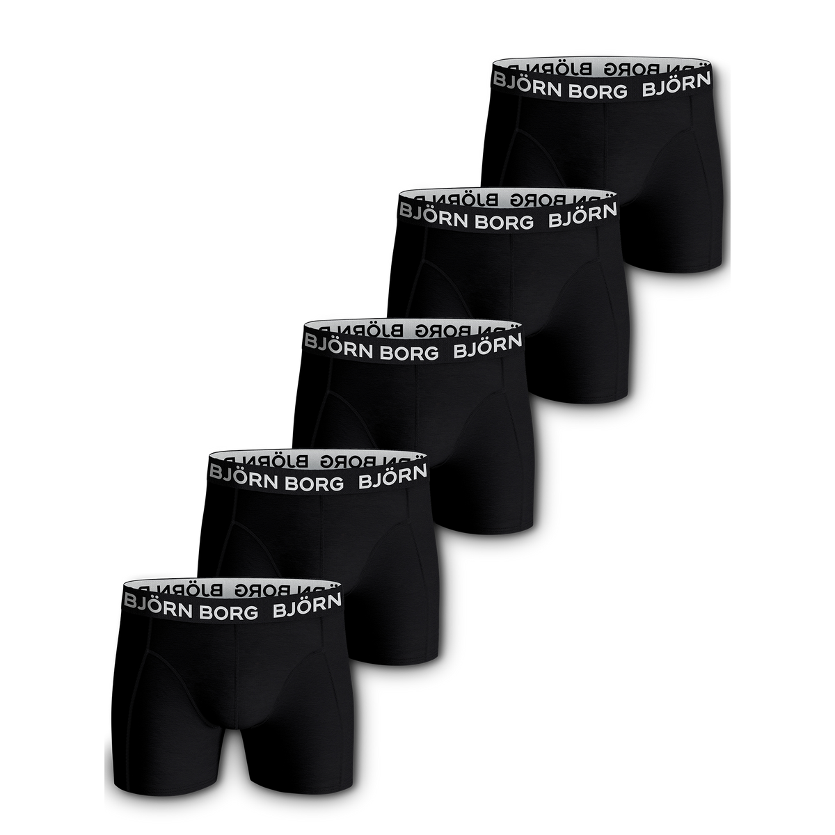 Boxer Solid 5-p Underwear