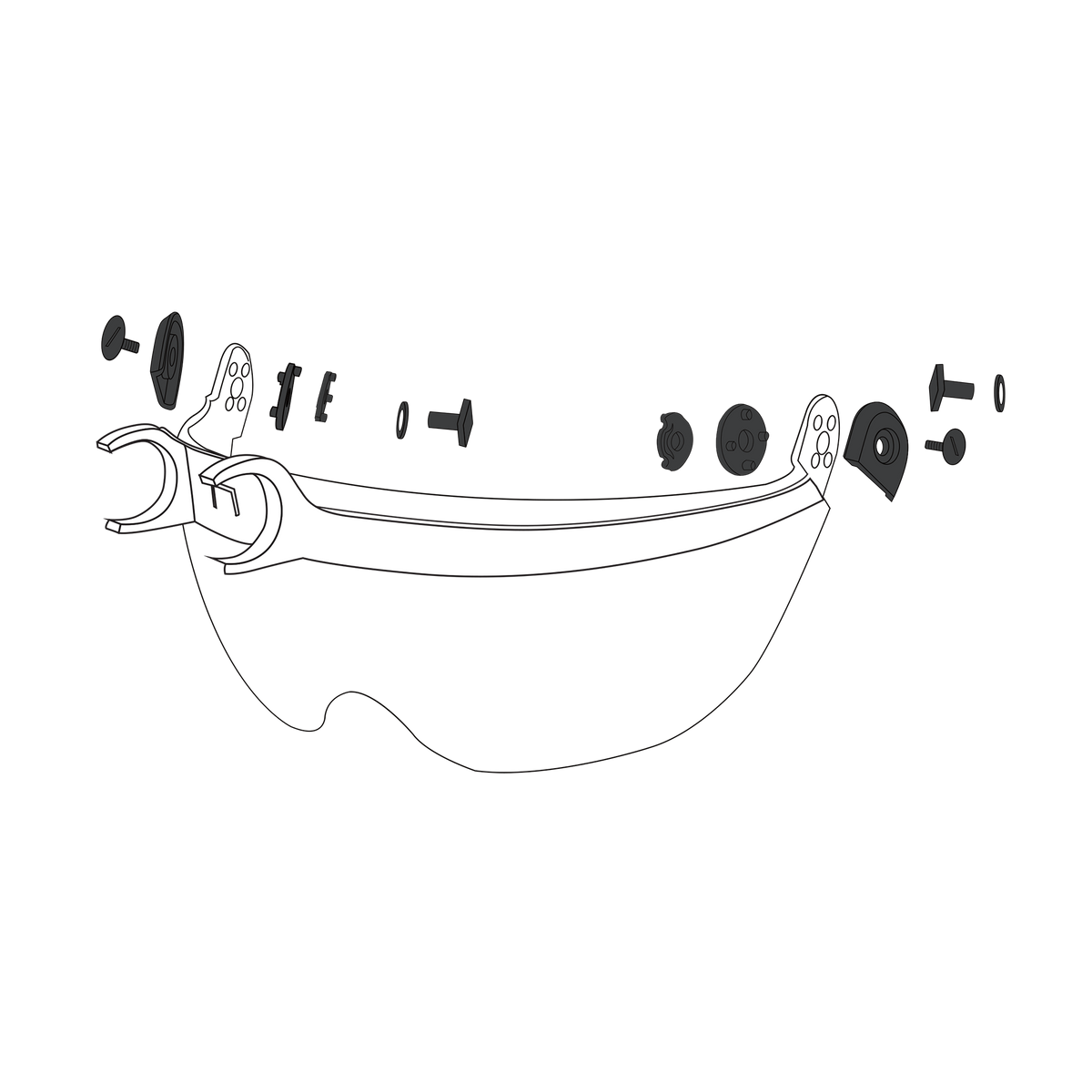 VisorFlex Screws Accessories