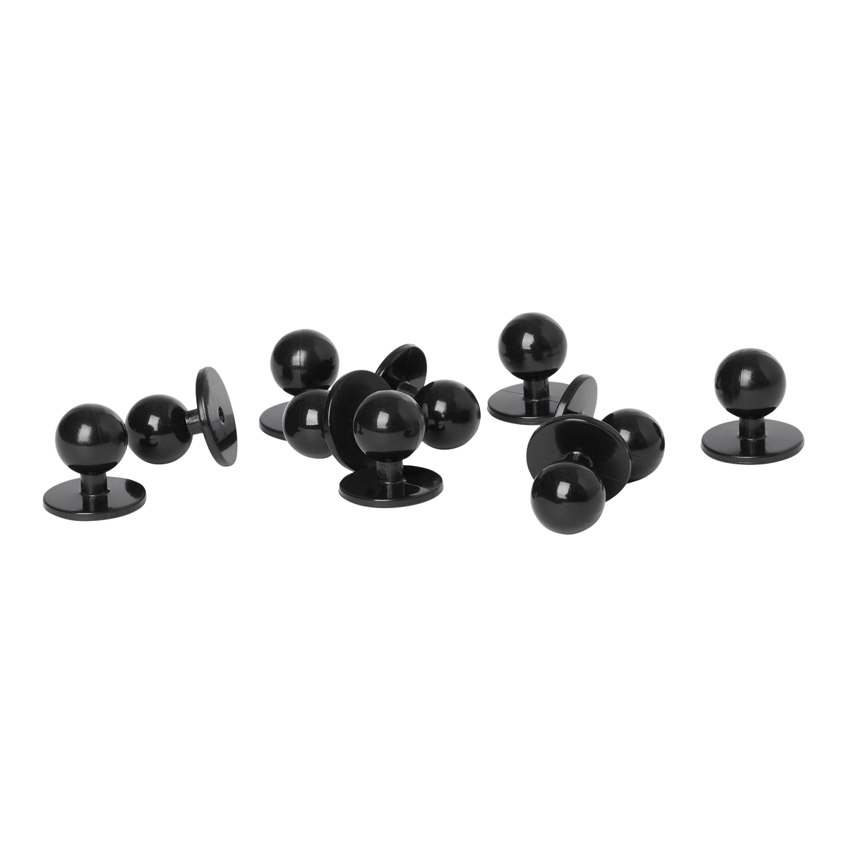 Stud buttons 10-pack