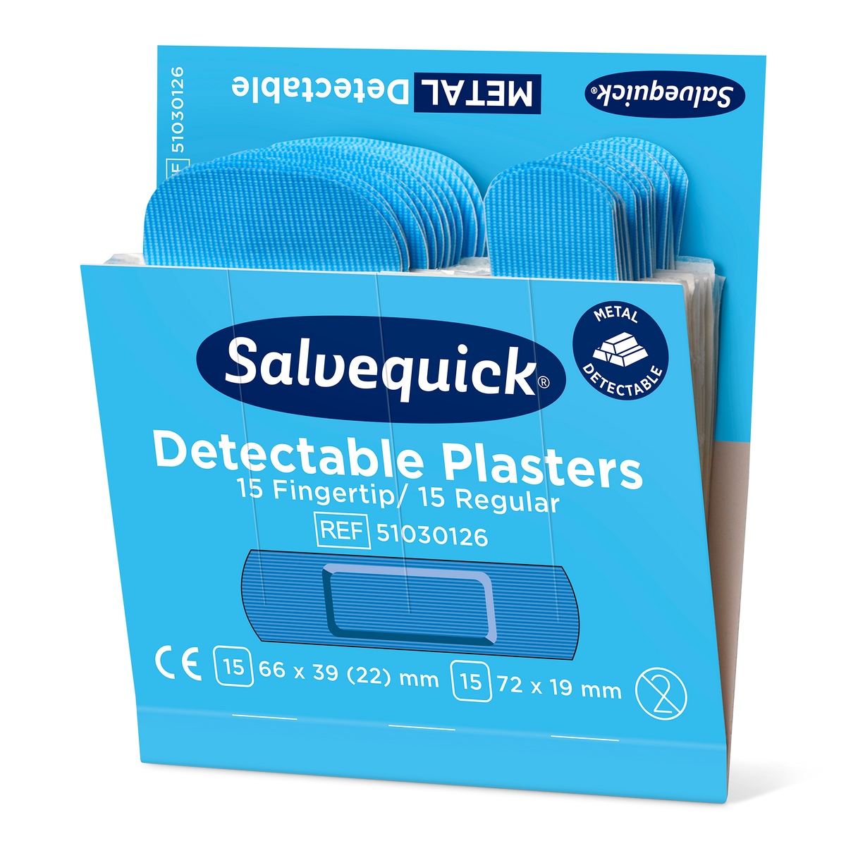 N Fingertip Detectable 30 pcs 6 Refill