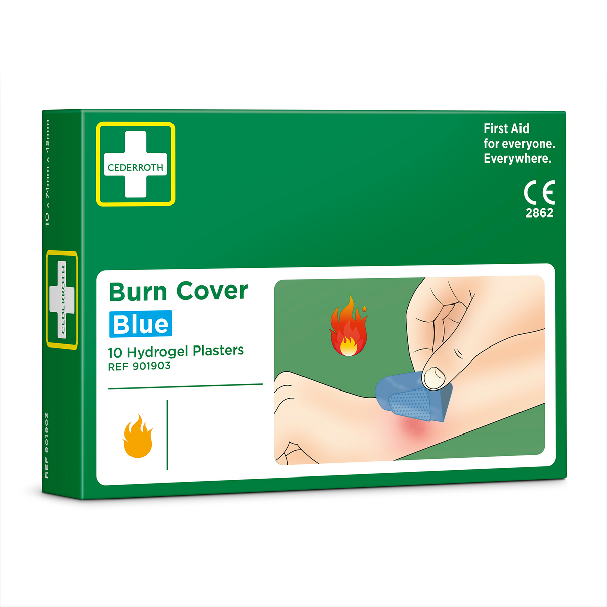 Burn Cover Hydrogel Plasters