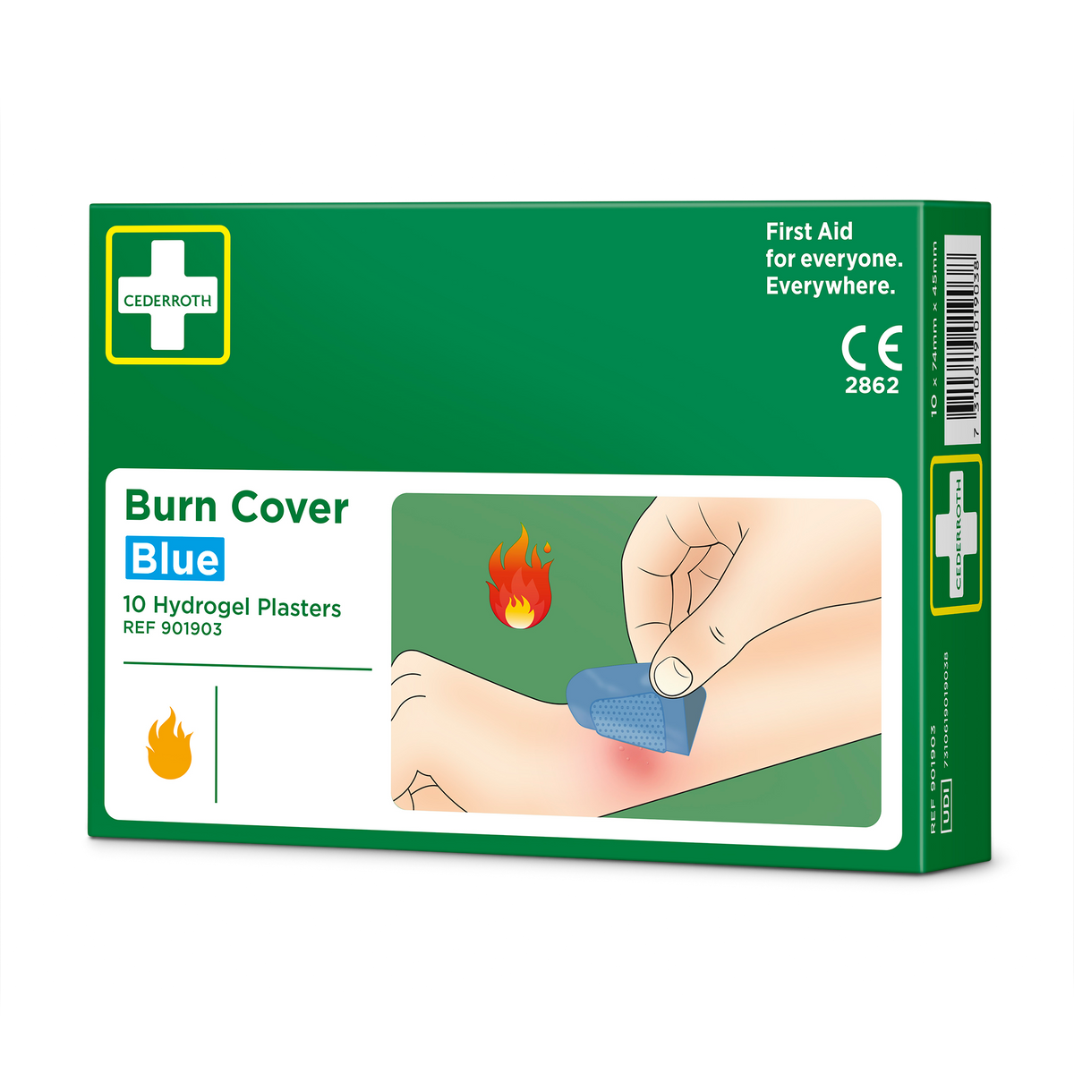 Burn Cover Hydrogel Plasters