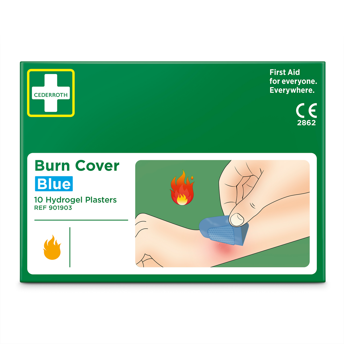 Burn Cover Hydrogel Plasters
