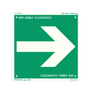 Escape Route Arrow Sign