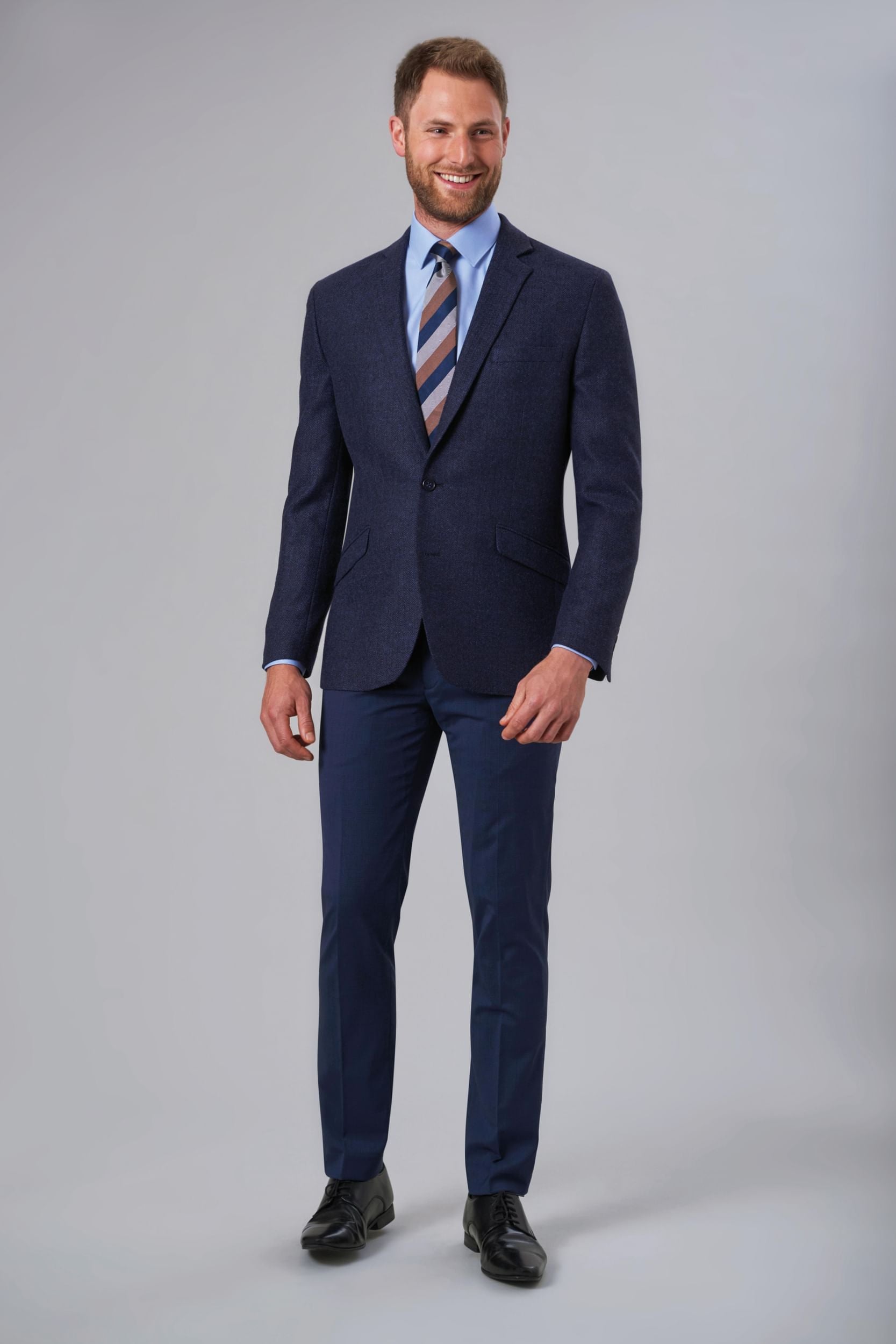 Quebec Slim Tweed Jakke (H) - TV3836