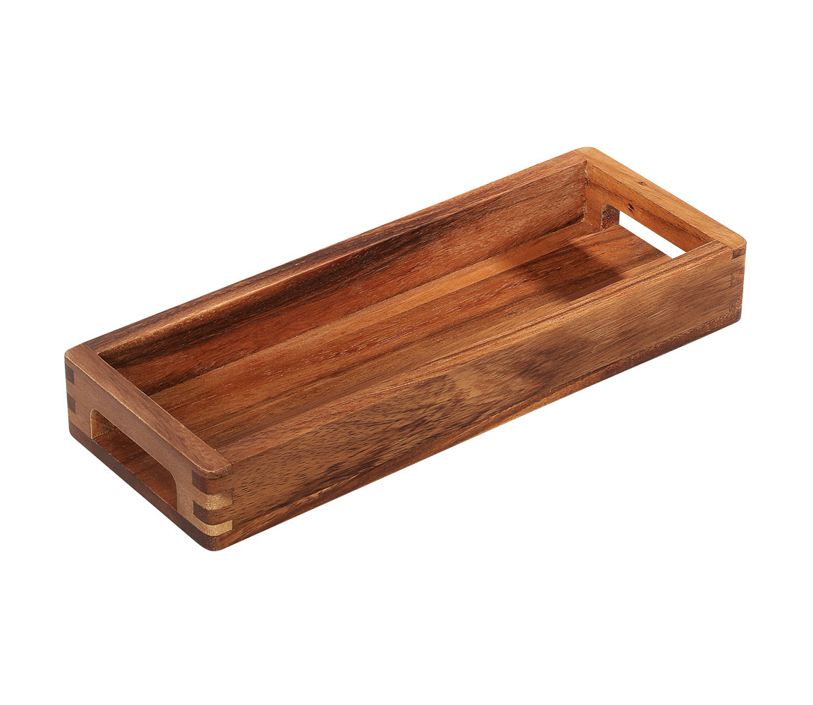 Serveringsbrett i akasie 32 x 12 cm - QZ059229