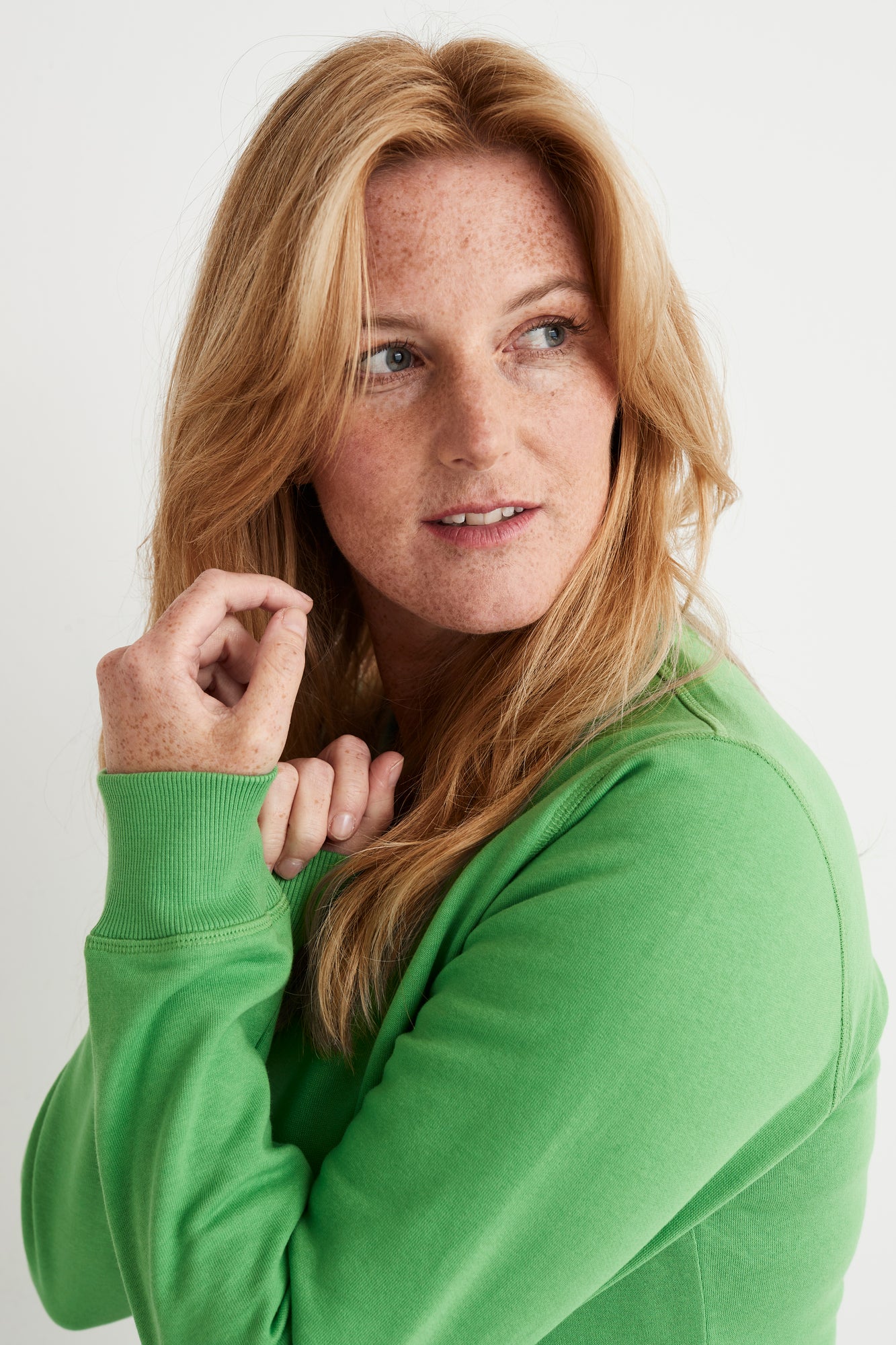 Crew Neck Lady Green