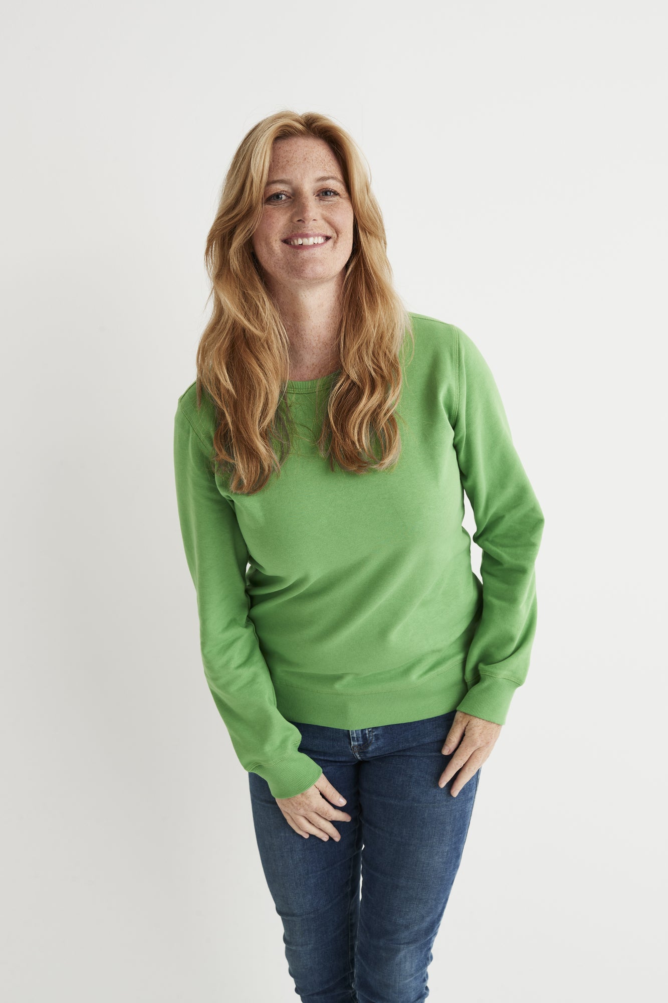 Crew Neck Lady Green