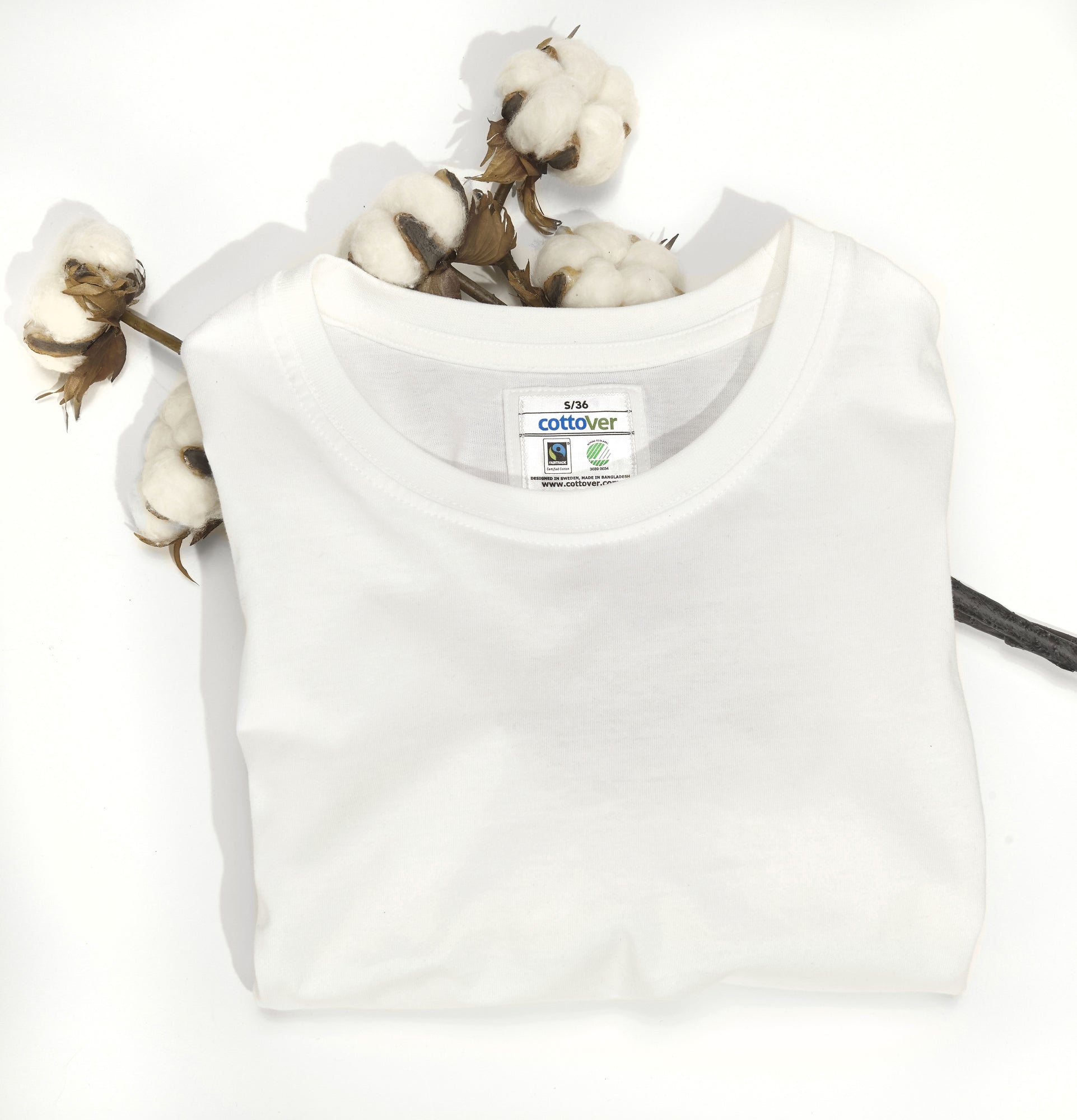 T-shirt Lady White