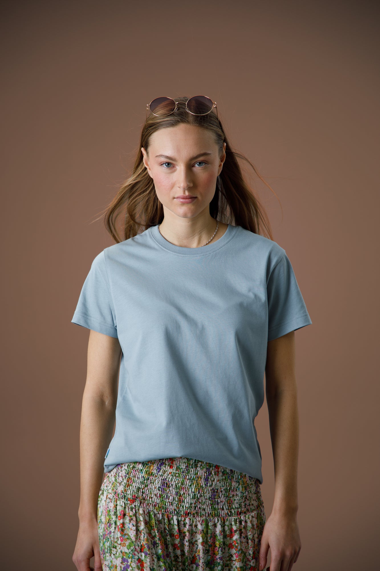 T-shirt Lady Misty Blue