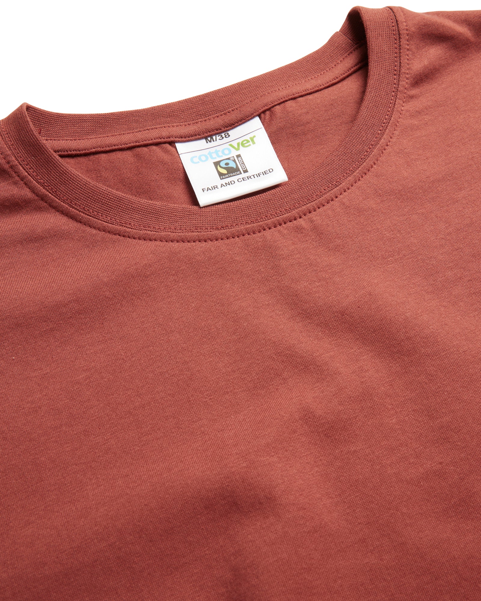 T-shirt Man Rust Red