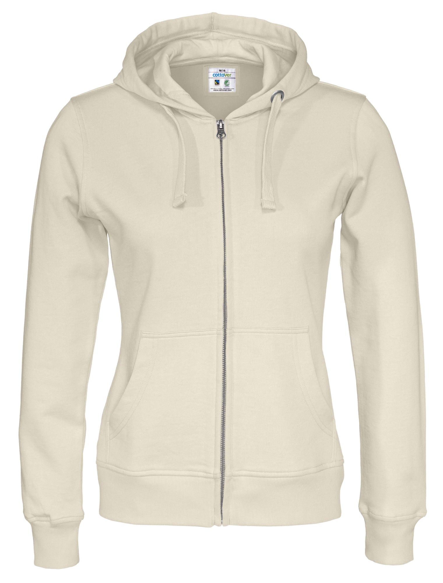 Full Zip Hood Lady Off-White