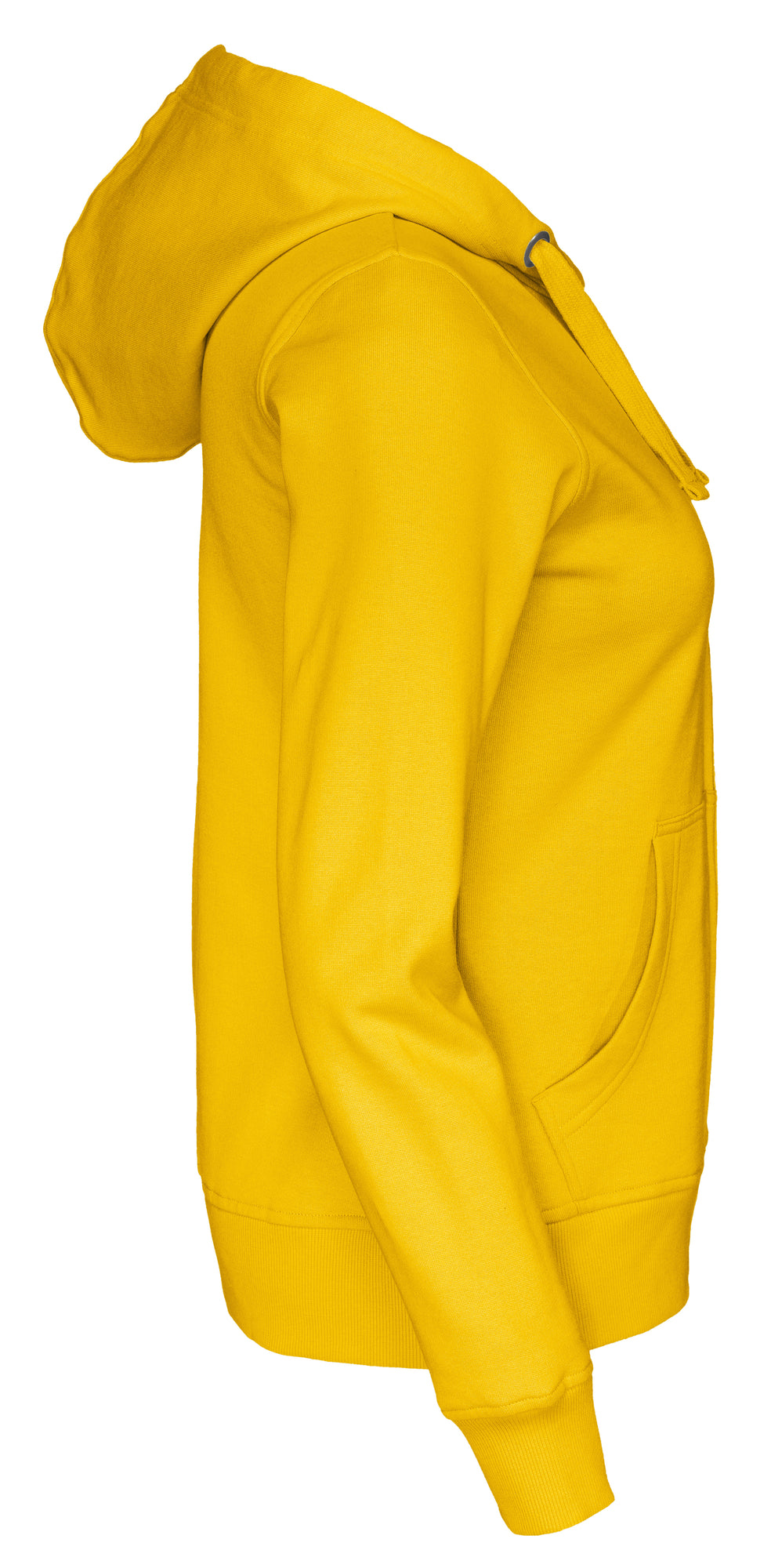 Full Zip Hood Lady Yellow