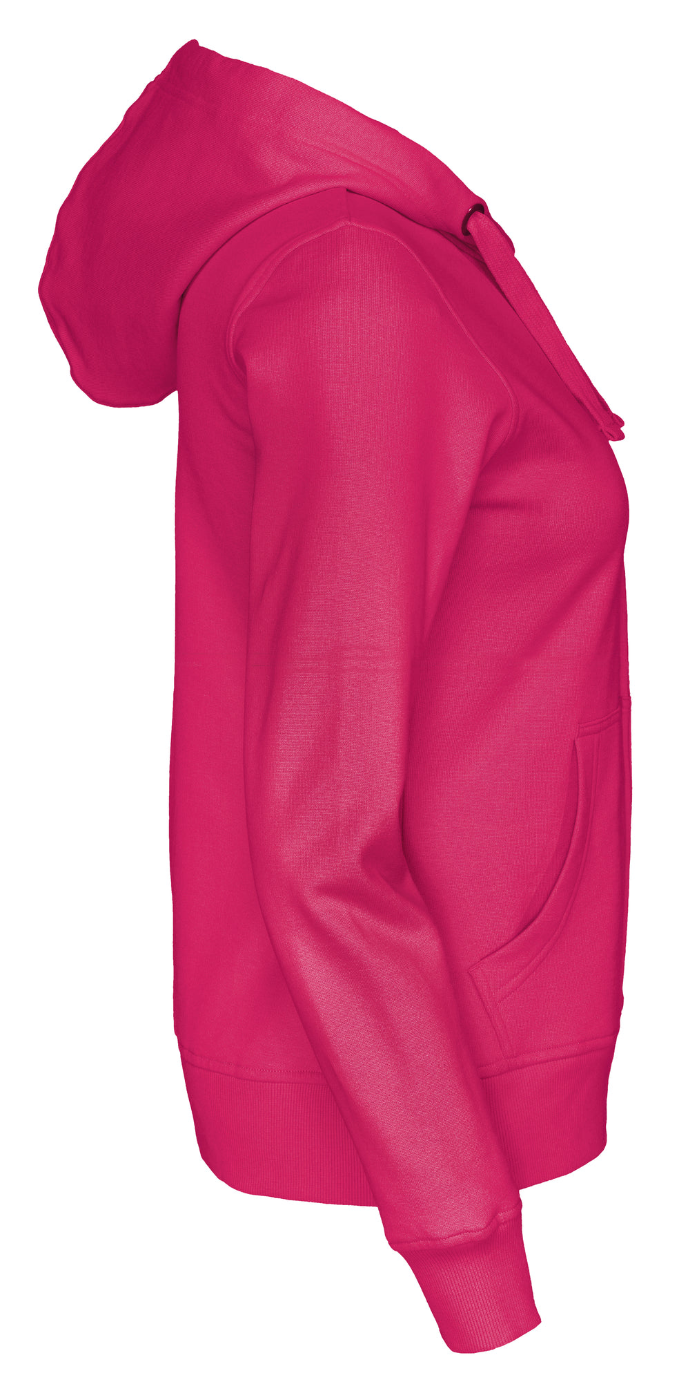 Full Zip Hood Lady Dark Cerise