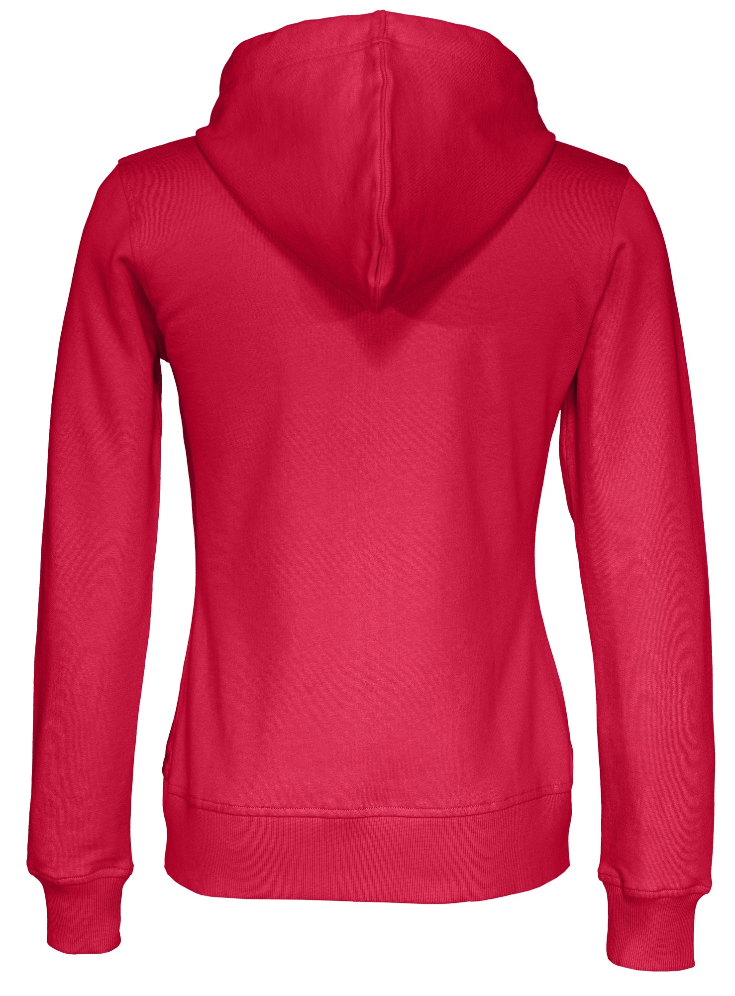 Full Zip Hood Lady Red