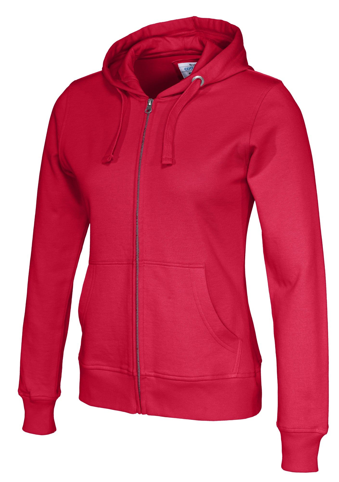 Full Zip Hood Lady Red