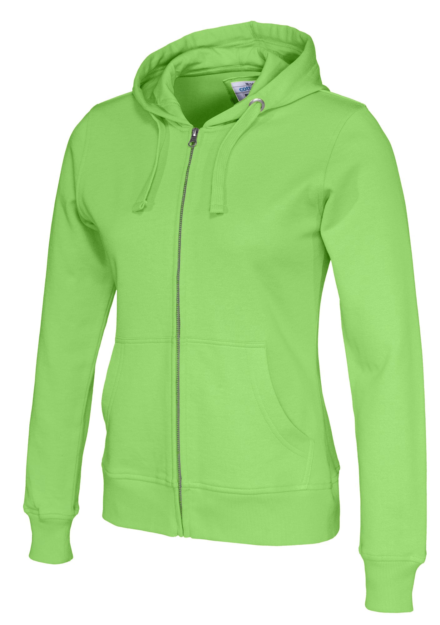 Full Zip Hood Lady Green