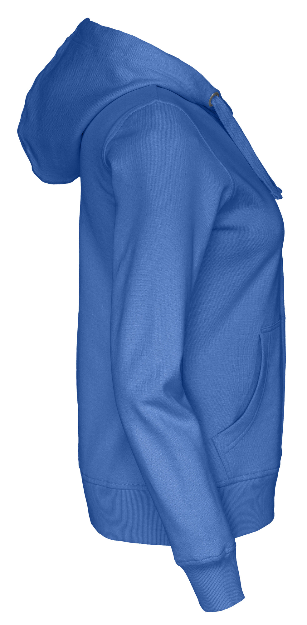 Full Zip Hood Lady Royal Blue