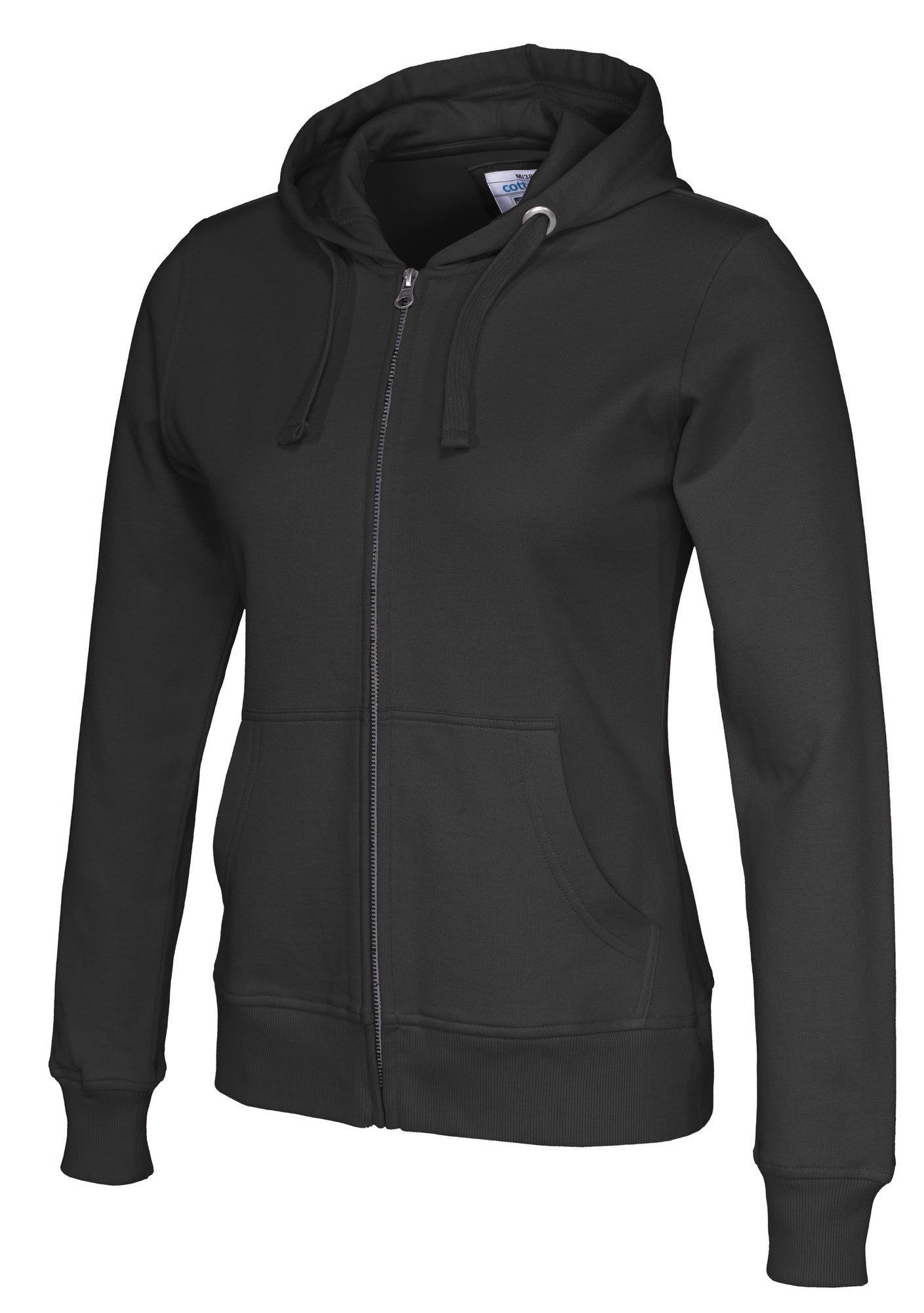 Full Zip Hood Lady Black