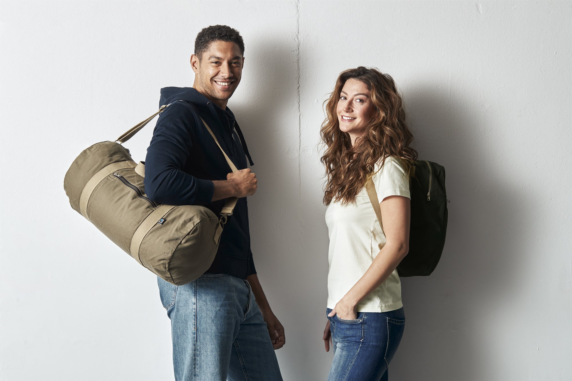 Canvas Dufflebag (GOTS) Dark Olive