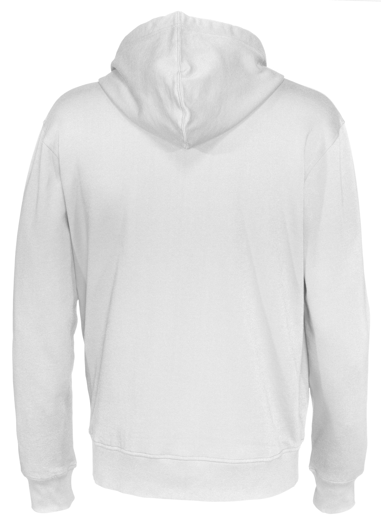 Full Zip Hood Man White