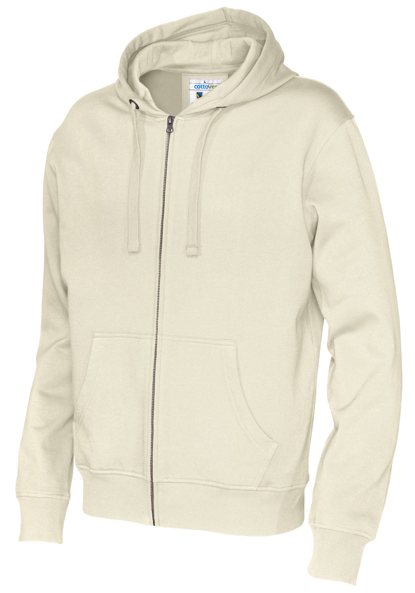 Full Zip Hood Man Off-White