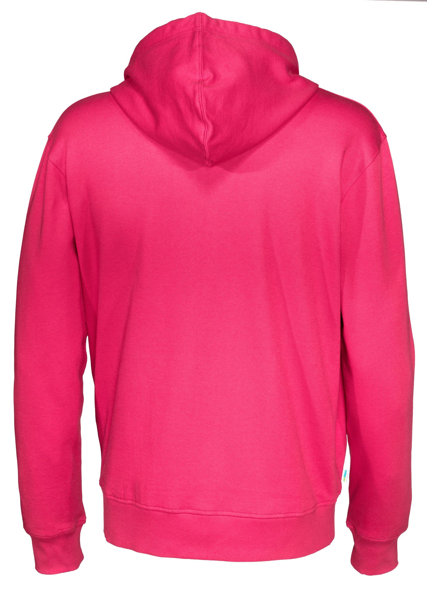 Full Zip Hood Man Dark Cerise