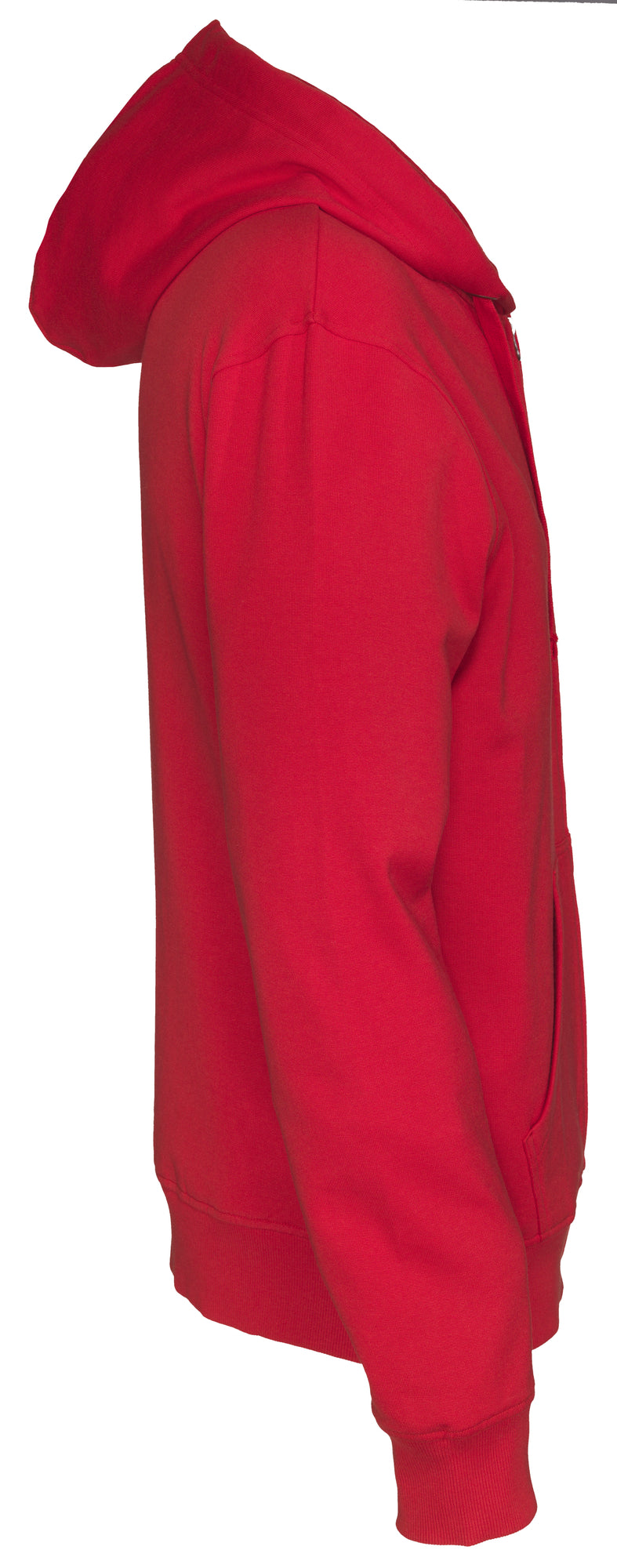 Full Zip Hood Man Red