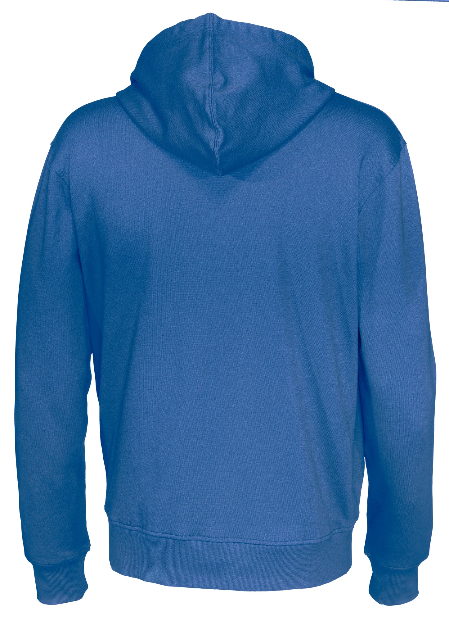 Full Zip Hood Man Royal Blue