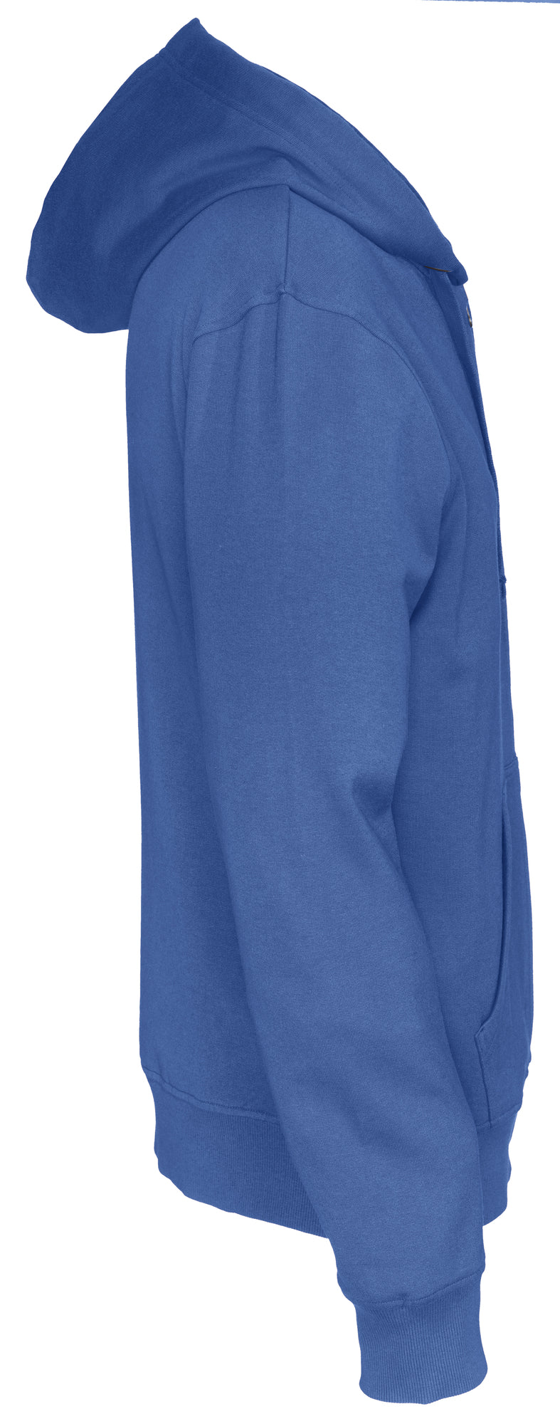 Full Zip Hood Man Royal Blue