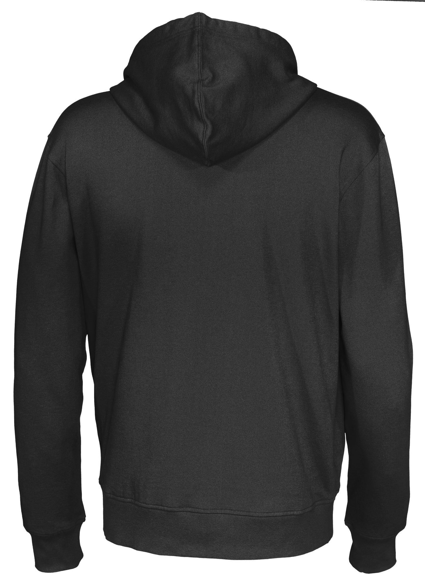 Full Zip Hood Man Black