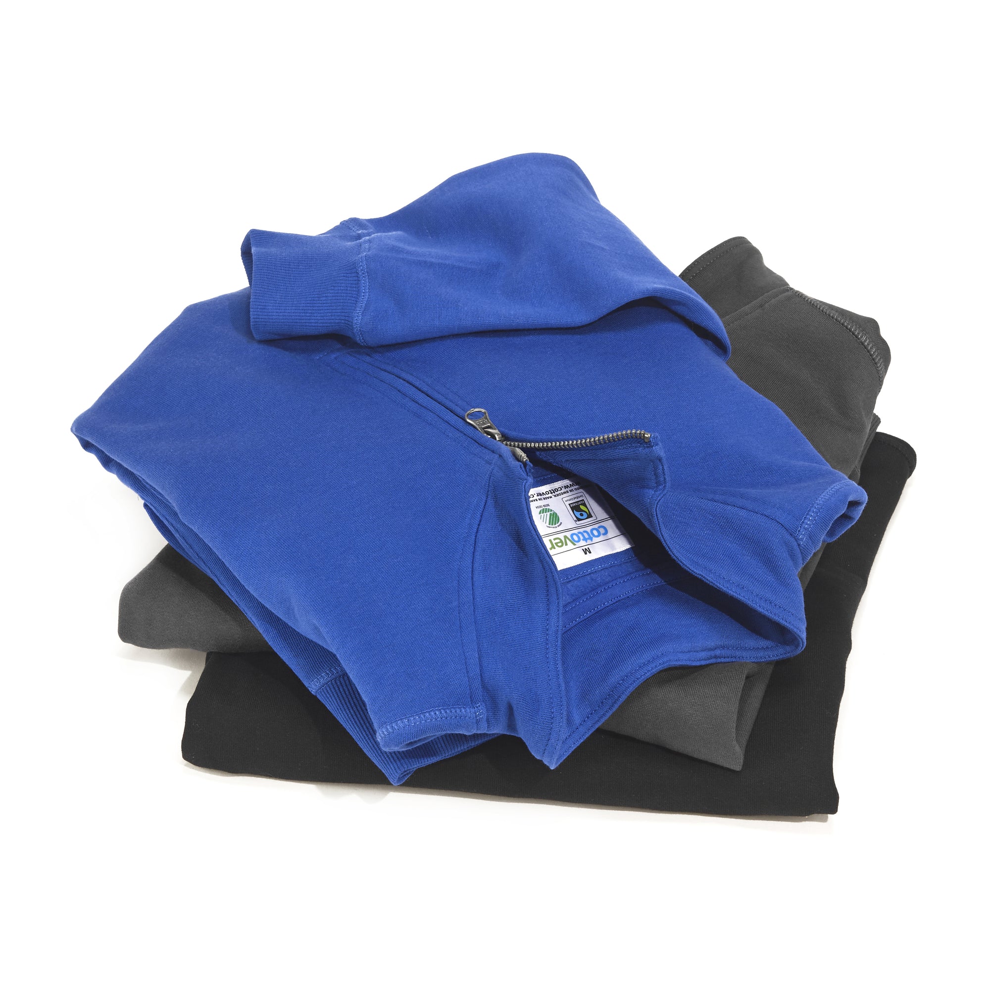 Half Zip Unisex Black