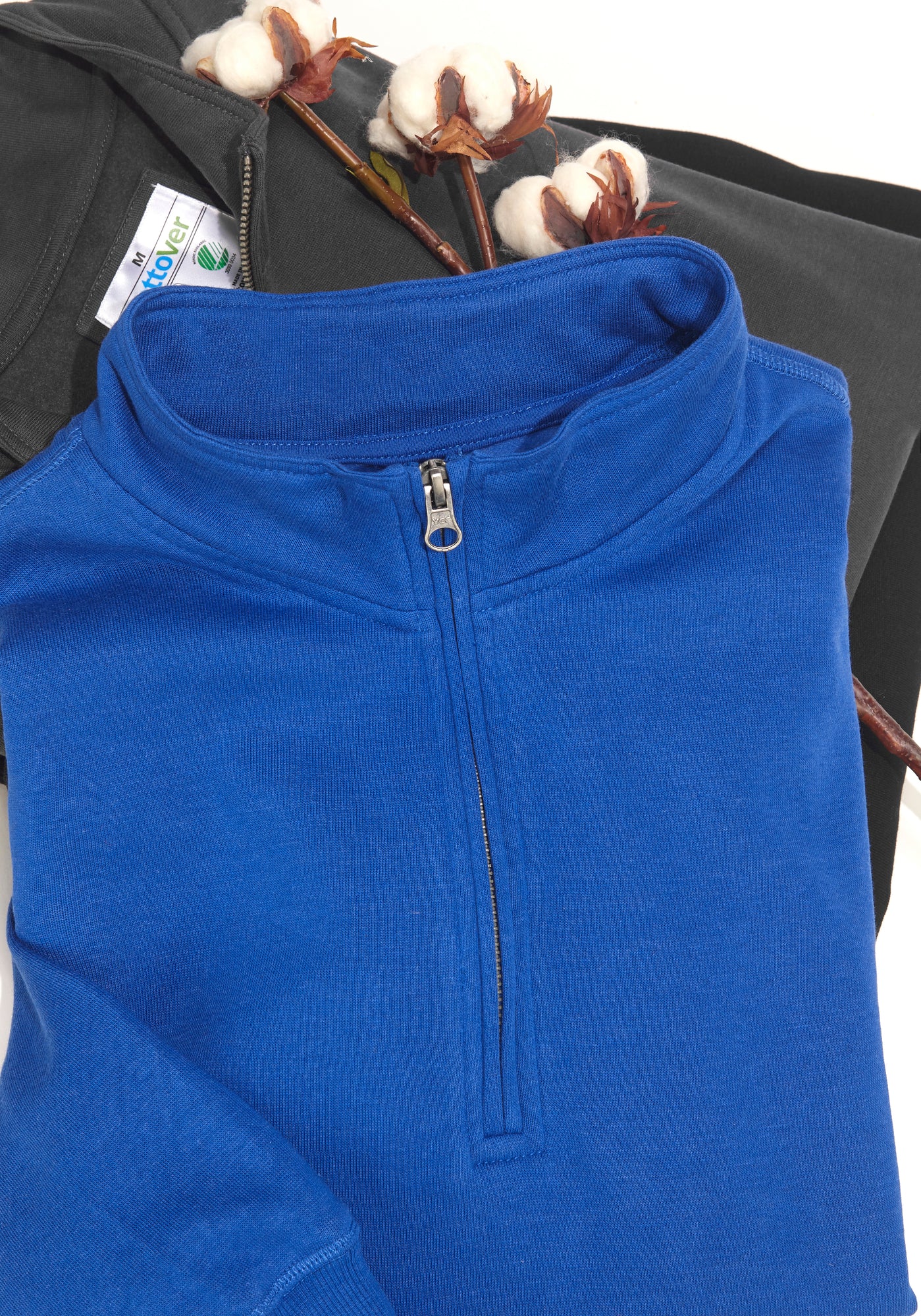 Half Zip Unisex Charcoal
