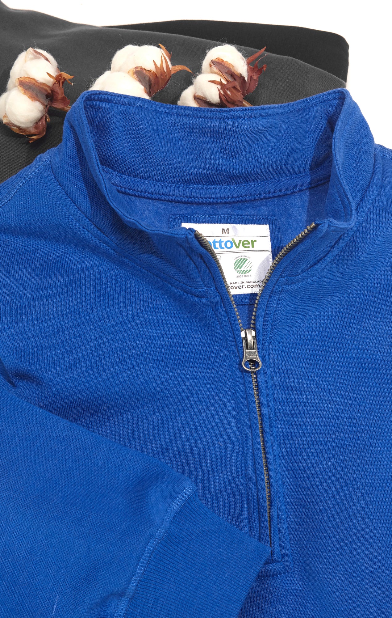 Half Zip Unisex Charcoal