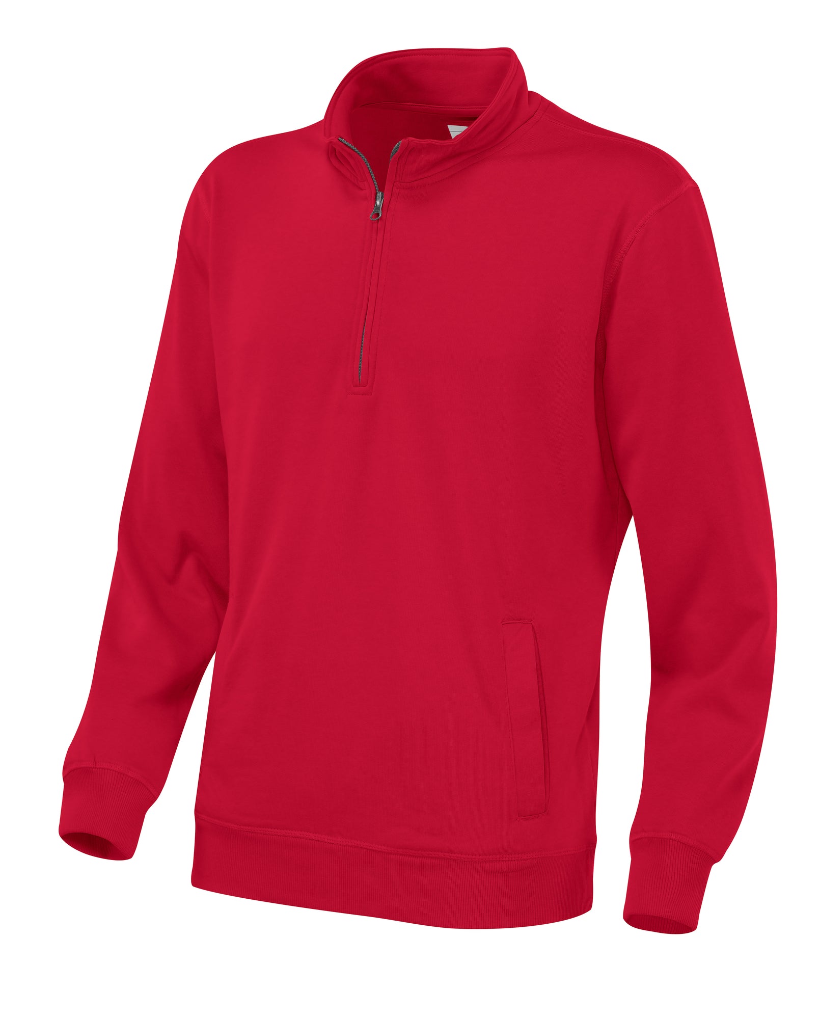 Half Zip Unisex Red