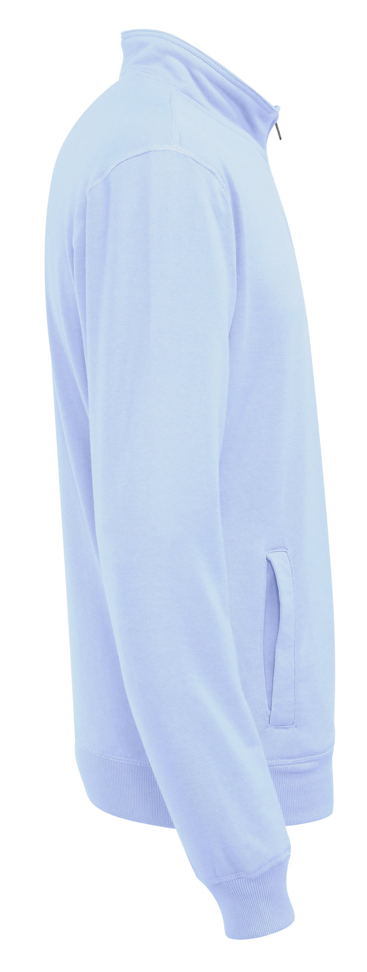 Half Zip Unisex Sky Blue