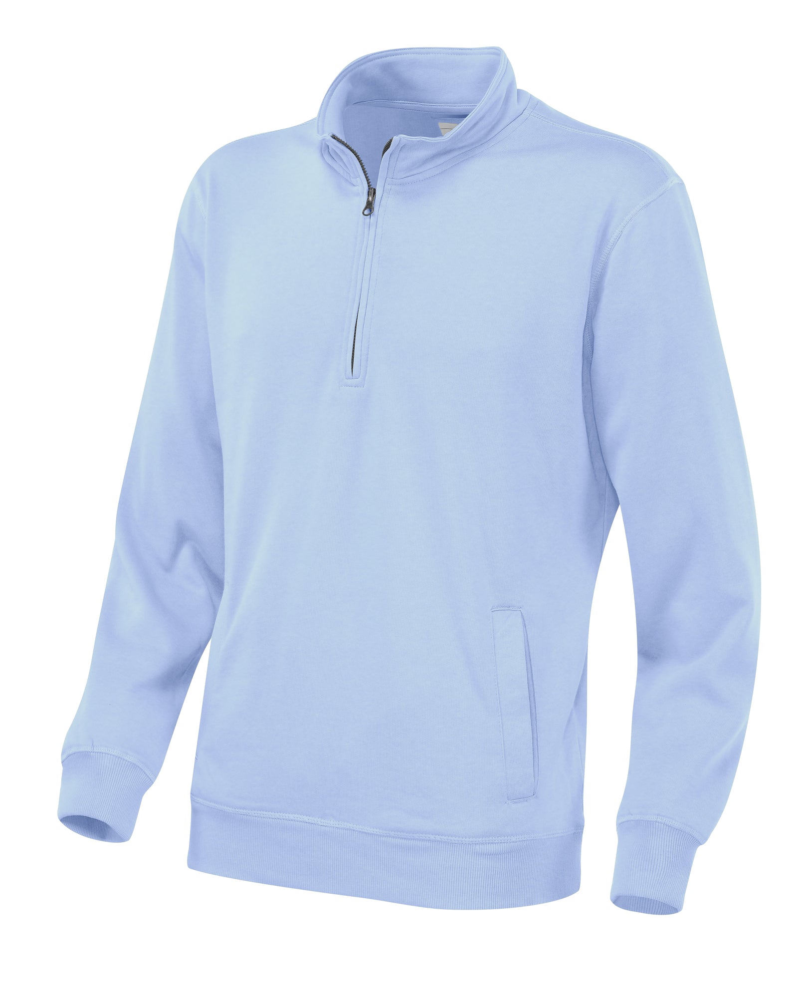 Half Zip Unisex Sky Blue