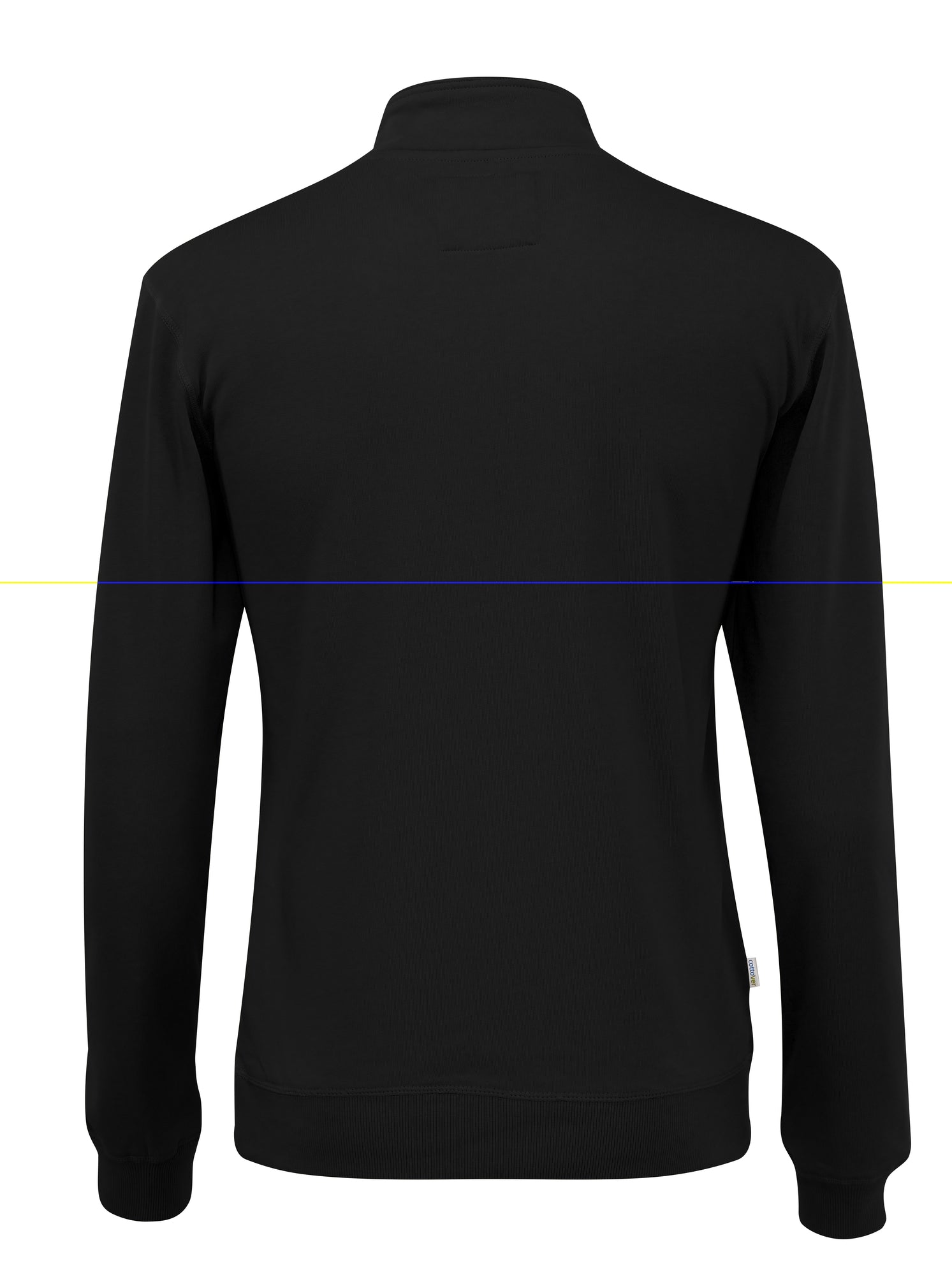 Half Zip Unisex Black