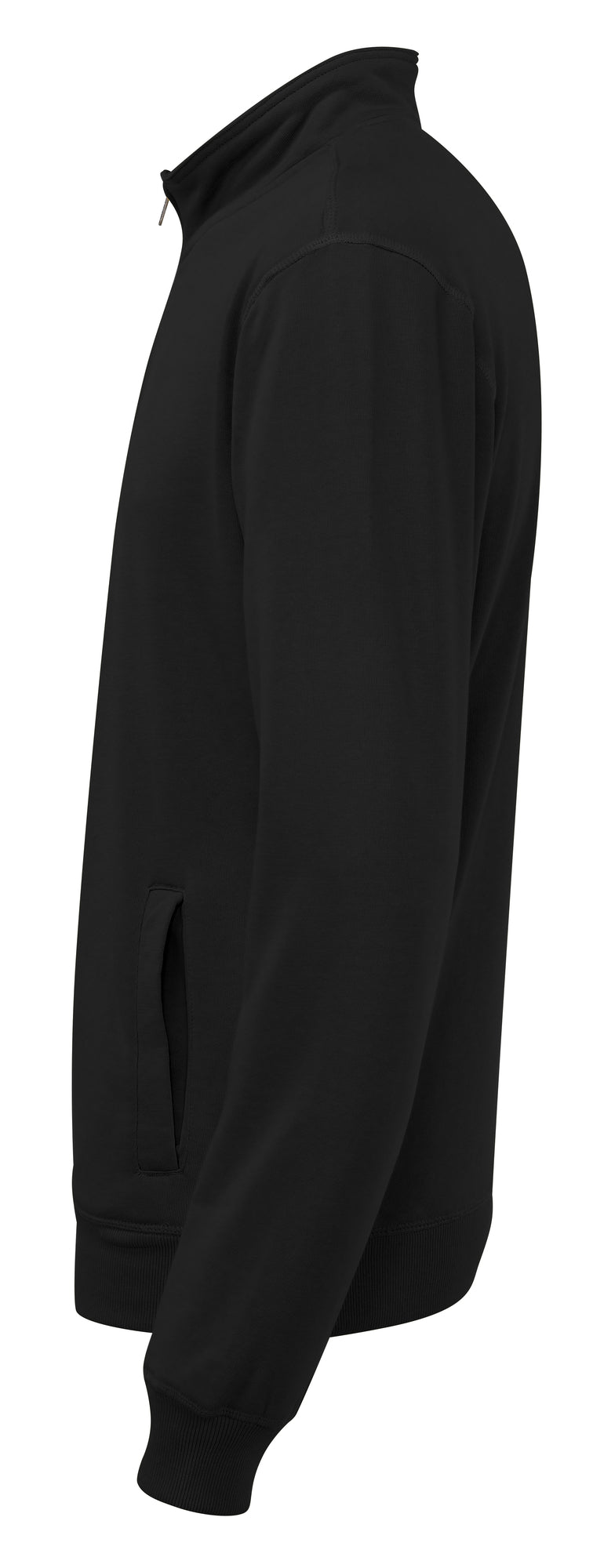 Half Zip Unisex Black