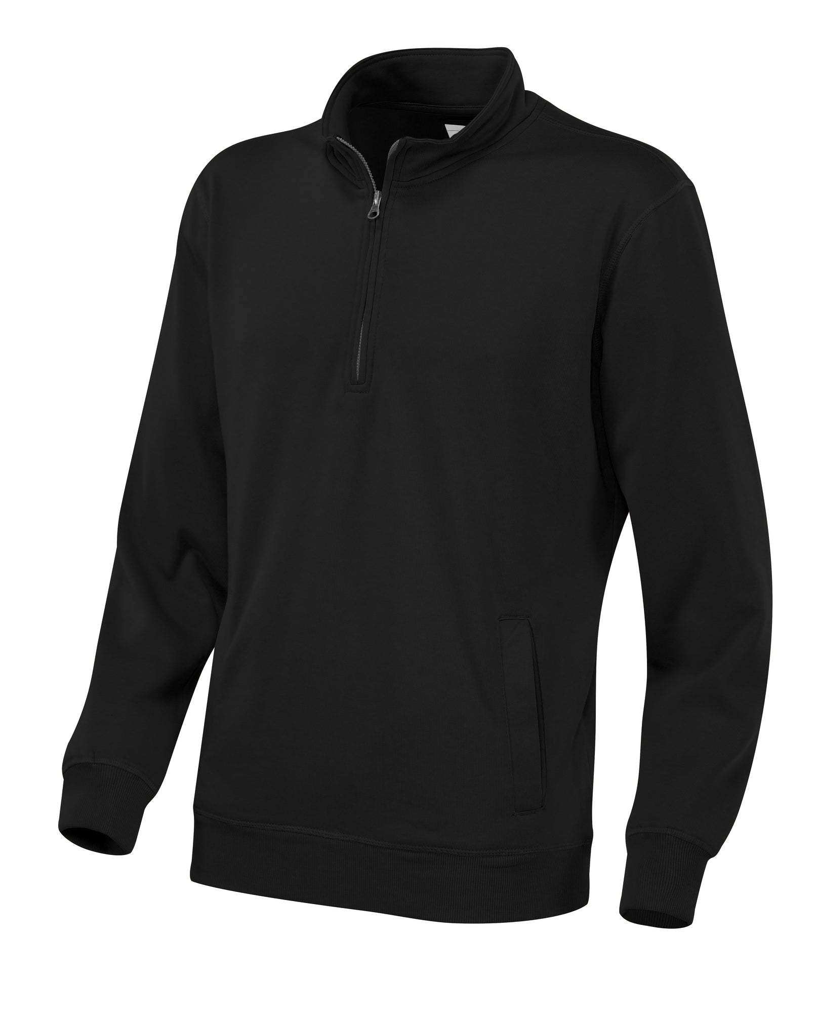 Half Zip Unisex Black
